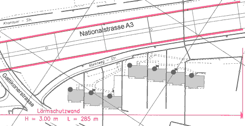 Planausschnitt Sanierungsgebiet